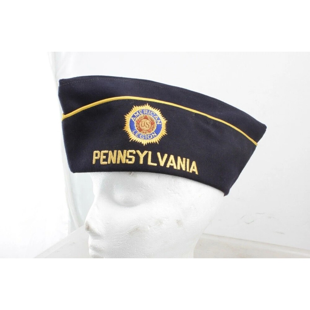 American Legion Post 499 California Blue Garrison Cap Vintage Hat